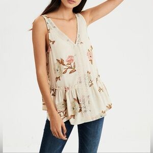 American Eagle Floral Tank